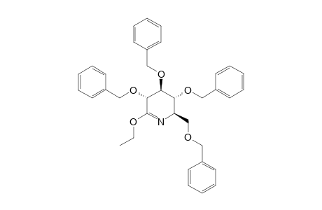 (2R,3S,4S,5R)-3,4,5-TRIS-(BENZYLOXY)-2-((BENZYLOXY)-METHYL)-6-ETHOXY-2,3,4,5-TETRAHYDROPYRIDINE