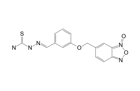 5-(3-THIOSEMICARBAZONOPHENYLOXYMETHYL)-BENZO-[1,2-C]-1,2,5-OXADIAZOLE-N-OXIDE
