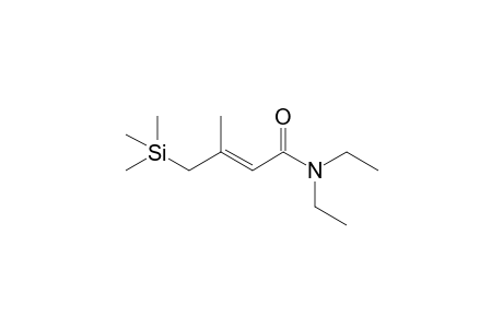 (E)-N,N-Diethyl-3-methyl-4-(trimethylsilyl)-2-butenamide