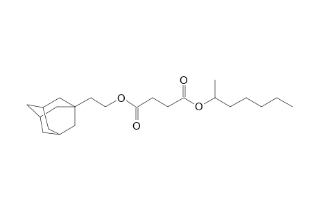 Succinic acid, 2-(adamant-1-yl)ethyl hept-2-yl ester