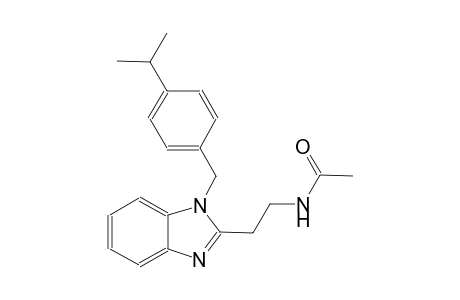 acetamide, N-[2-[1-[[4-(1-methylethyl)phenyl]methyl]-1H-benzimidazol-2-yl]ethyl]-