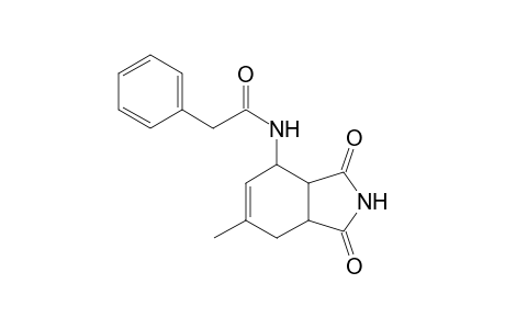 4-N-Phenylacetylamino-6-methyl-cis-3a,4,7,7a-tetrahydro-isoindol-1,3-dione