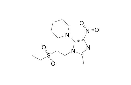 1-[3-(2-esylethyl)-2-methyl-5-nitro-imidazol-4-yl]piperidine