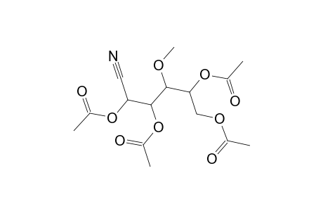 2,3,5,6-Tetra-O-acetyl-4-O-methyl-D-gluconitrile