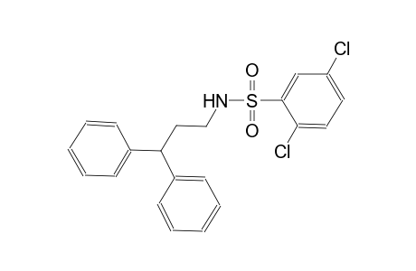 2,5-dichloro-N-(3,3-diphenylpropyl)benzenesulfonamide