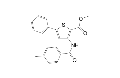 2-thiophenecarboxylic acid, 3-[(4-methylbenzoyl)amino]-5-phenyl-,methyl ester