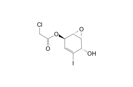 (1S,2R,5S,6R)-5-hydroxy-4-iodo-7-oxabicyclo[4.1.0]hept-3-en-2-yl 2-chloroacetate