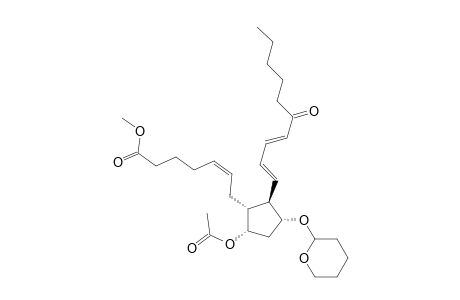 7-[5-(acetyloxy)-3-[(tetrahydro-2H-pyran-2-yl)oxy]-2-(5-oxo-1,3-decadienyl)-cyclopentyl]-5-heptenoic acid, methyl ester, [1alpha(Z),2beta(1E,3E)3alpha,5alpha]-