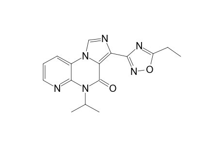 3-(5'-Ethyl-1',2',4'-oxadiazol-3'-yl)-5-isopropylimidazo[1,5-a]pyrido[2,3-e]pyrazine-4(5H)-one