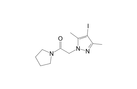 1H-Pyrazole, 4-iodo-3,5-dimethyl-1-[2-oxo-2-(1-pyrrolidinyl)ethyl]-