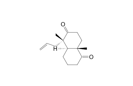 1,6(2H,5H)-Naphthalenedione, hexahydro-5,8a-dimethyl-5-(2-propenyl)-, (4a.alpha.,5.alpha.,8a.beta.)-(.+-.)-