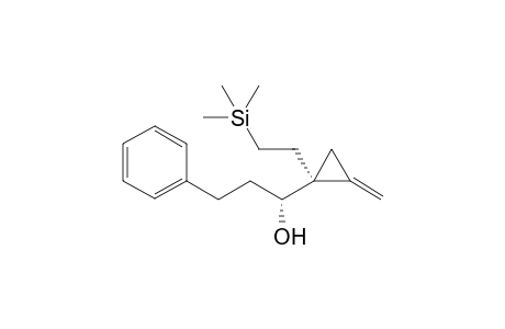 (R*)-1-((R*)-2-methylene-1-(2-(trimethylsilyl)ethyl)cyclopropyl)-3-phenylpropan-1-ol