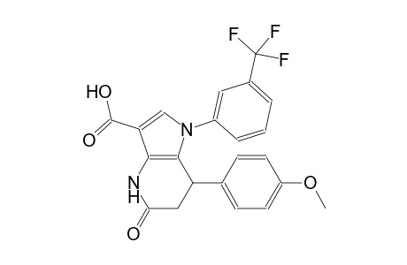 1H-pyrrolo[3,2-b]pyridine-3-carboxylic acid, 4,5,6,7-tetrahydro-7-(4-methoxyphenyl)-5-oxo-1-[3-(trifluoromethyl)phenyl]-