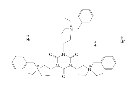 1,3,5-triazine-1,3,5-triethanaminium, N~1~,N~1~,N~3~,N~3~,N~5~,N~5~-hexaethylhexahydro-2,4,6-trioxo-N~1~,N~3~,N~5~-tris(phenylmethyl)-, tribromide