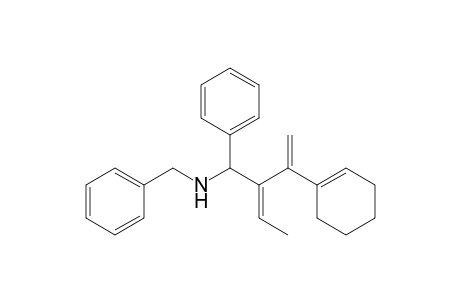 (E)-2-[1-(1-cyclohexenyl)ethenyl]-1-phenyl-N-(phenylmethyl)-2-buten-1-amine
