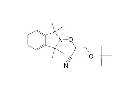 2-TERT.-BUTOXY-1-CYANO-1-(1,1,3,3-TETRAMETHYL-1,3-DIHYDRO-2H-ISOINDOL-2-YLOXY)-ETHANE