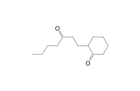 2-(3-Oxoheptyl)cyclohexanone