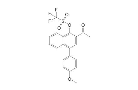 2-Acetyl-4-(4-methoxyphenyl)naphthalen-1-yl trifluoromethanesulfonate
