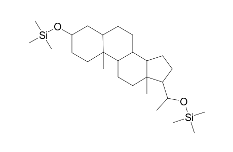 Silane, [[(3.alpha.,5.beta.,20S)-pregnane-3,20-diyl]bis(oxy)]bis[trimethyl-