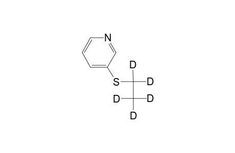 Pyridine, 3-(ethyl-D5-thio)-