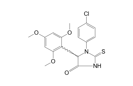 1-(p-CHLOROPHENYL)-2-THIO-5-(2,4,6-TRIMETHOXYBENZYLIDENE)HYDANTOIN