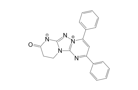 8-Oxo-2,4-diphenyl-9,10-dihydro-8H-[1,2,4]triazolo[1,5-a:4,3-a']dipyrimidin-5-ium-7-ide