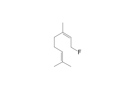 1-Fluoro-3,7-dimethylocta-2Z,6-diene