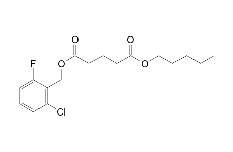 Glutaric acid, 2-chloro-6-fluorobenzyl pentyl ester