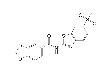 N-[6-(methylsulfonyl)-1,3-benzothiazol-2-yl]-1,3-benzodioxole-5-carboxamide