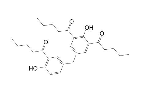 Valerophenone, 5'-valeryl-3',3'''-methylenebis[6'-hydroxy-