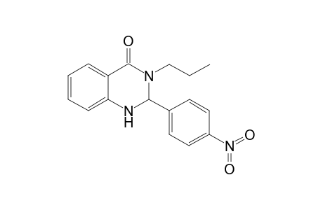 2,3-Dihydro-2-(4-nitrophenyl)-3-propylquinazolin-4(1H)-one