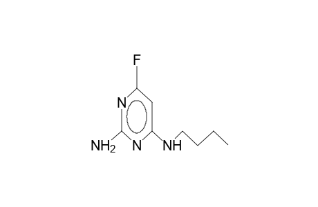 2-amino-4-butylamino-6-fluoropyrimidine