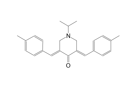 (3E,5E)-1-isopropyl-3,5-bis(4-methylbenzylidene)-4-piperidinone