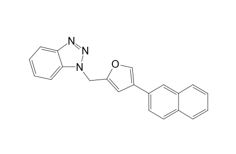 2-(ALPHA-BENZOTRIAZOL-1-YL-METHYL)-4-(2-NAPHTHYL)-FURAN