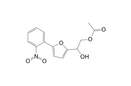 2-Hydroxy-2-(5-(2-nitrophenyl)furan-2-yl)ethyl acetate
