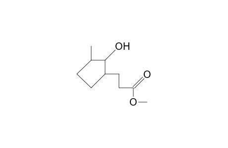3-(2b-Hydroxy-3a-methyl-cyclopent-1a-yl)-propanoic acid, methyl ester