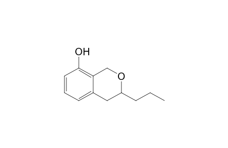 (+-)-8-Hydroxy-3-propyl-3,4-dihydro-1H-2-benzopyran