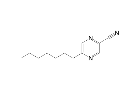5-Heptylpyrazine-2-carbonitrile