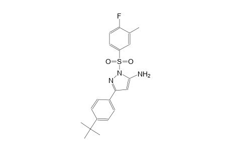 1H-pyrazol-5-amine, 3-[4-(1,1-dimethylethyl)phenyl]-1-[(4-fluoro-3-methylphenyl)sulfonyl]-