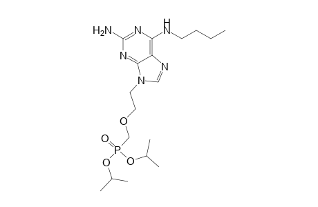 Diisopropyl{2-[2-amino-6-(n-butylamino)-9H-purine-9-yl]ethoxy}methylphosphonate