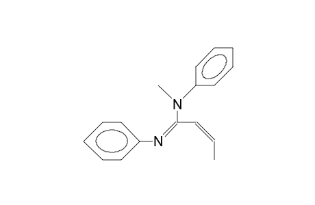 (Z)-N1-Methyl-N1-phenyl-N2-phenyl-crotonamidine