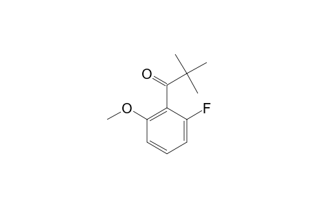 1-(2-fluoro-6-methoxyphenyl)-2,2-dimethylpropan-1-one