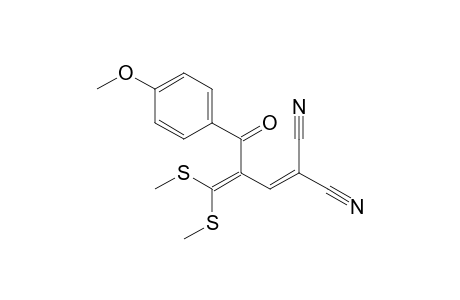 2-[2-(4-Methoxybenzoyl)-3,3-bis(methylsulfanyl)-2-propenylidene]malononitrile
