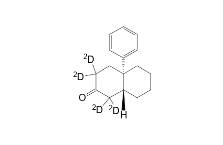 trans-10-phenyl-2-decalone-1,1,3,3-D4