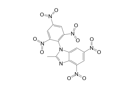 2-Methyl-4,6-dinitro-1-(2',4',6'-trinitrophenyl)benzimidazole