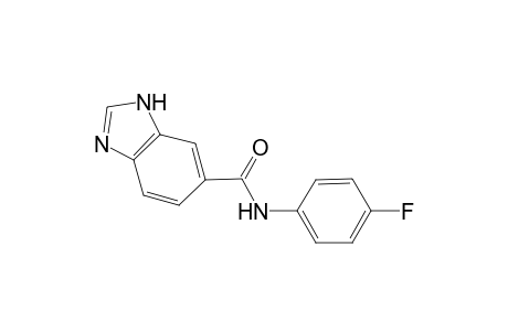3H-Benzoimidazole-5-carboxylic acid, (4-fluorophenyl)amide