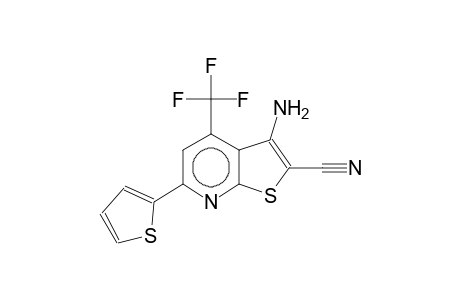 3-Amino-6-(2-thienyl)-4-(trifluoromethyl)thieno[2,3-b]pyridine-2-carbonitrile