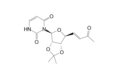 (E)-2',3'-O-Isopropylidene-5',6',8'-trideoxy-.beta.-D-ribo-7-octulost-5'-eno-1',4'-furannose-1-yl-uracile