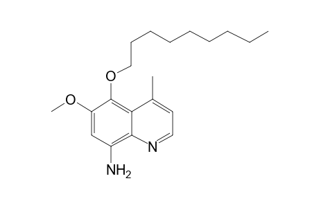 6-Methoxy-4-methyl-5-(nonyloxy)-8-quinolinamine