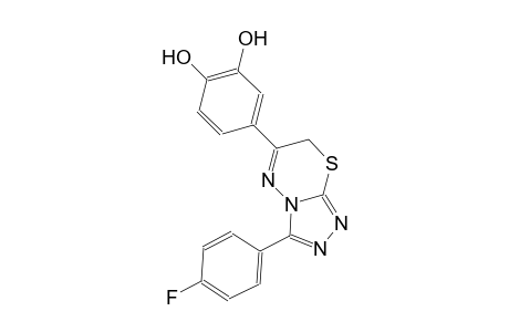 4-[3-(4-fluorophenyl)-7H-[1,2,4]triazolo[3,4-b][1,3,4]thiadiazin-6-yl]-1,2-benzenediol